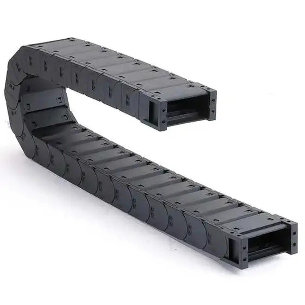 WYW fully enclosed plastic cable drag chain for dust protection