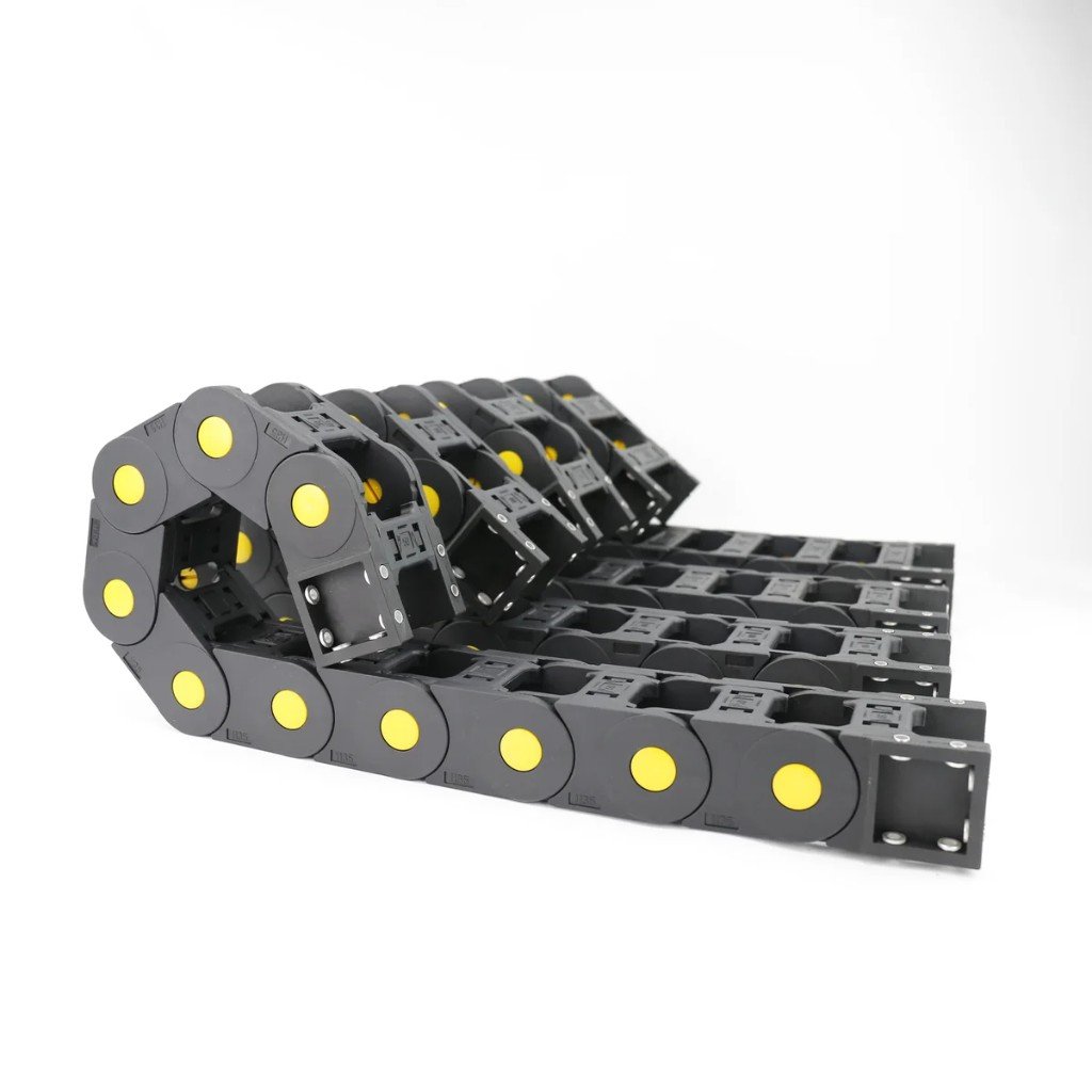 WYW semi-enclosed cable drag chain with removable cover