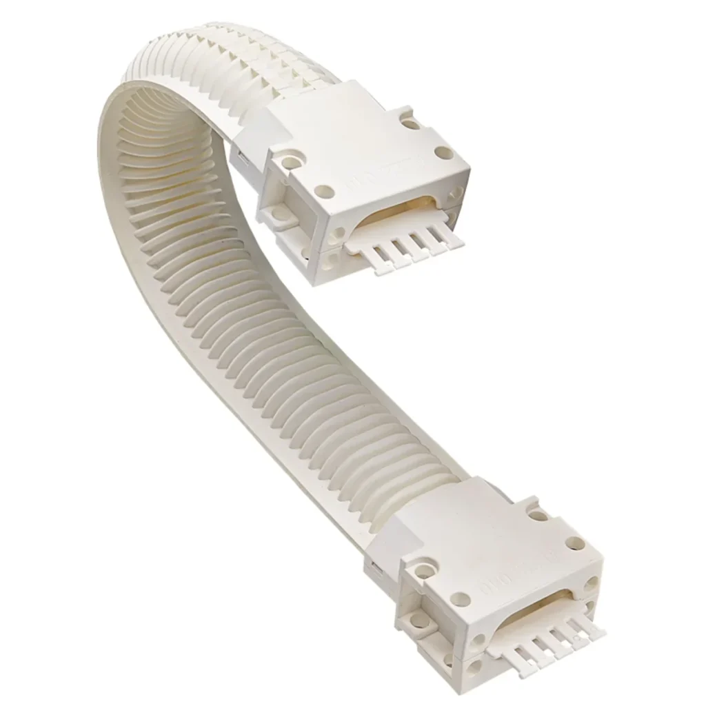 WYW cleanroom plastic drag chain for electronics and semiconductor automation