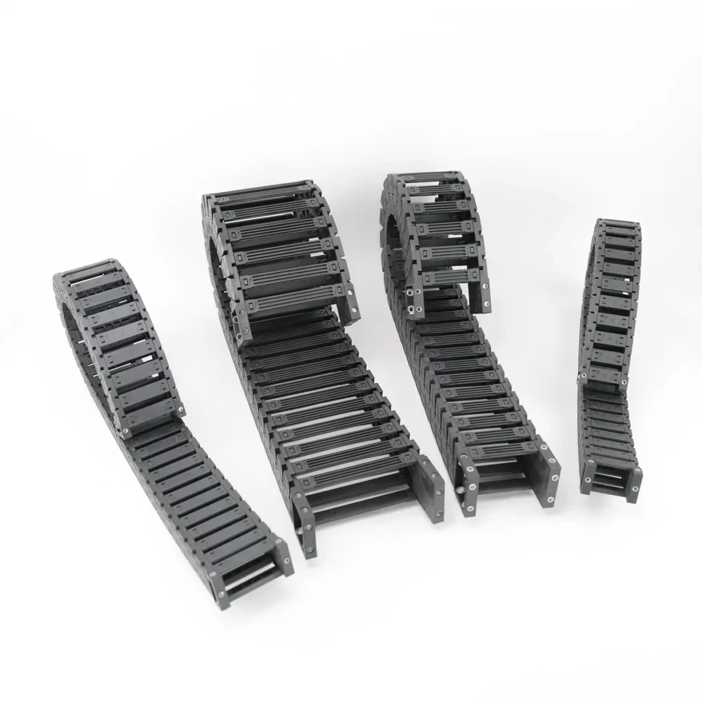 WYW low noise plastic drag chain for high speed automation and quiet operation