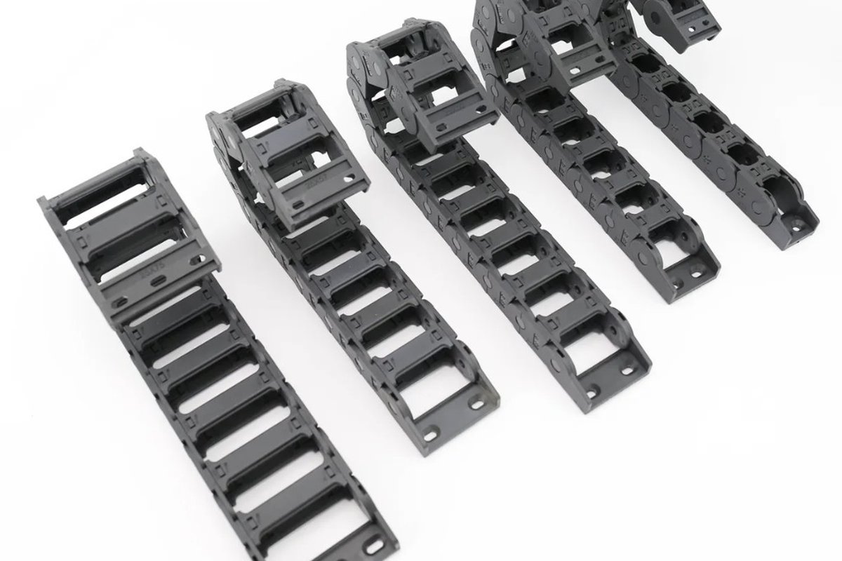 WYW open type nylon cable drag chain with bridge structure for automation equipment